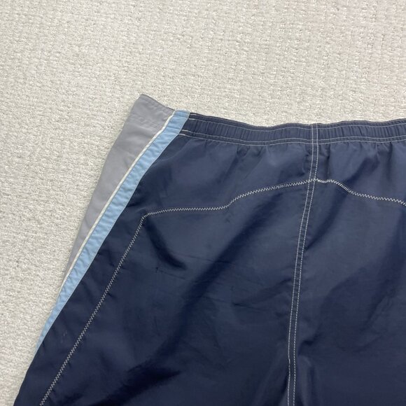 Y2K Men’s Speedo Blue / Grey Swimming Trunks Board Shorts Lined Size XL - Picture 13 of 13
